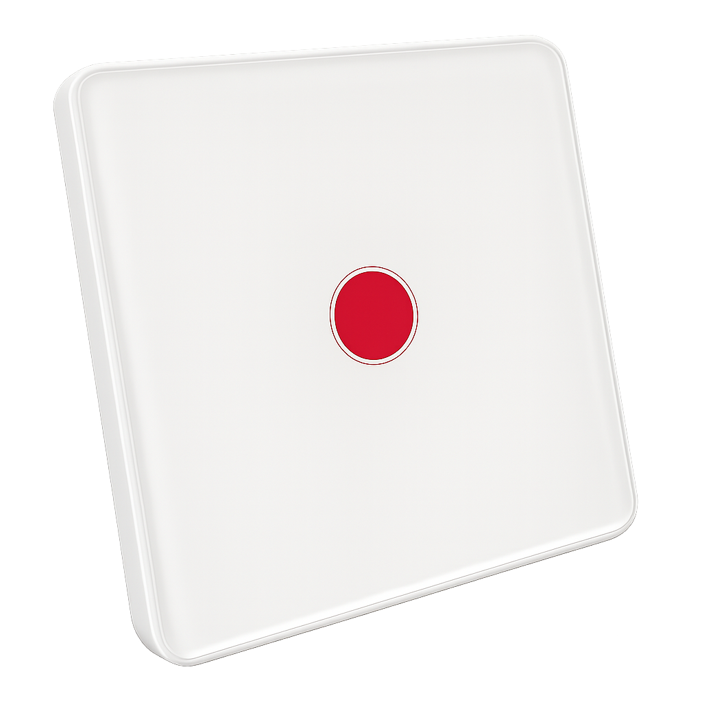 Wi-Fi 20A Smart Heater Switch – Water Heater Controller, Glass Panel