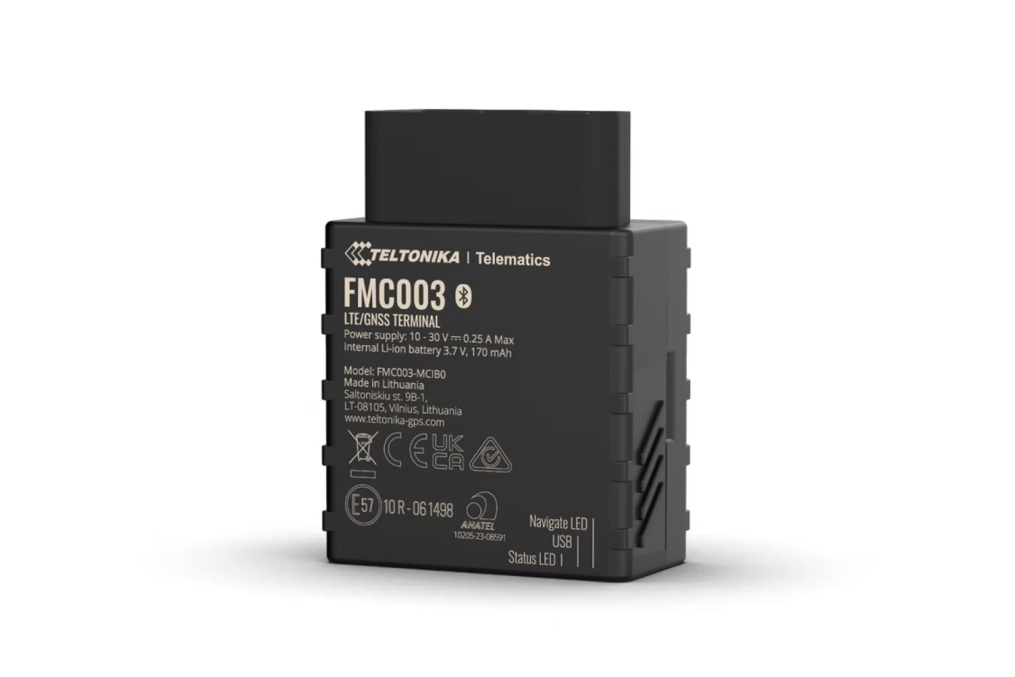 Teltonika FMC003 – 4G LTE Cat 1 OBD GPS Tracker with OEM Data Reading & Bluetooth 4.0